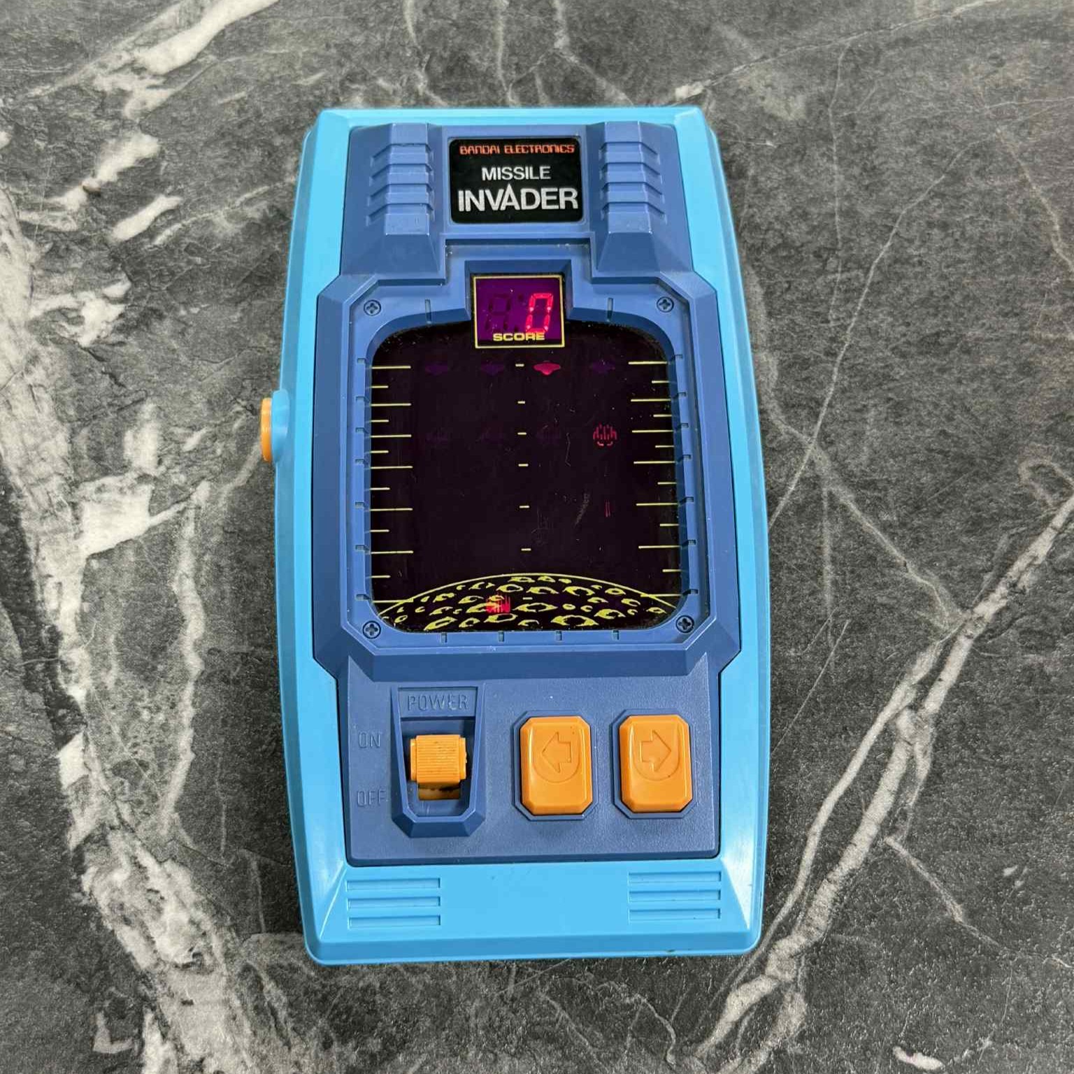 Console Portable Bandai Super Missile Vader - Clone Space Invaders - Boîte Incomplète, Bon état